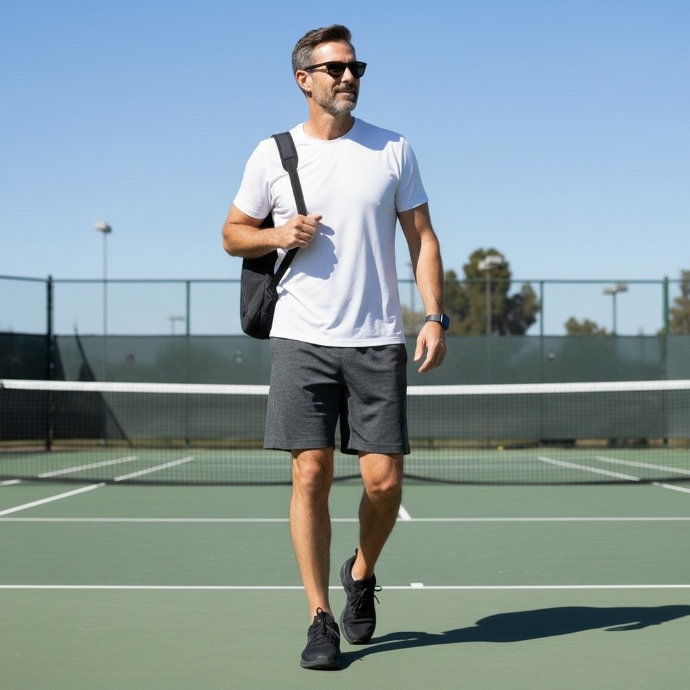 Lululemon Pace Breaker 7 Inch Shorts Mens Medium Heathered Charcoal Grey Running